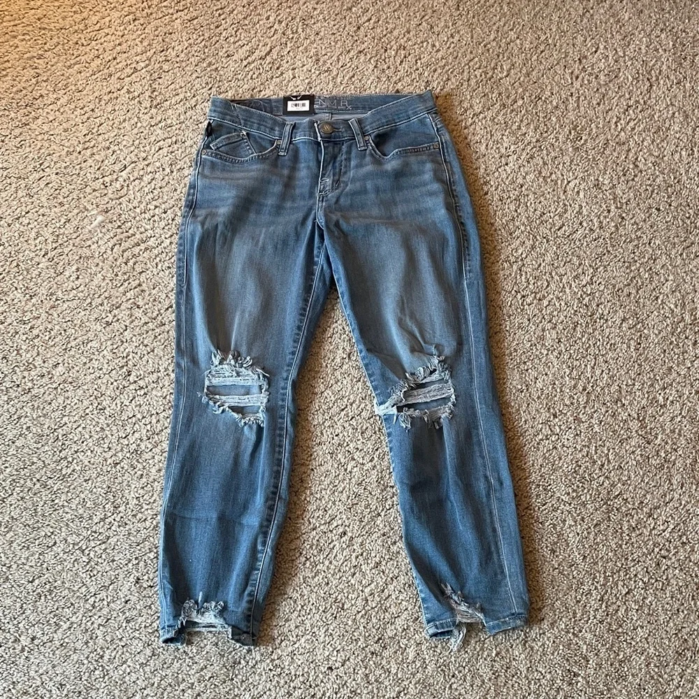 Rock & Republic Women‎ S Mid Rise Indee Boyfriend Jean 6 M